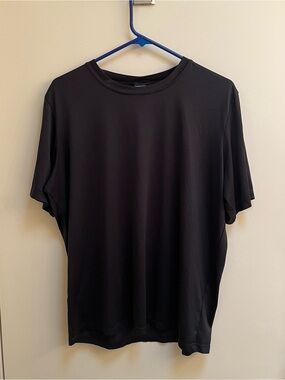 Men's Vintage 90s Patagonia Capilene Base Layer Shirt Large Black Made USA